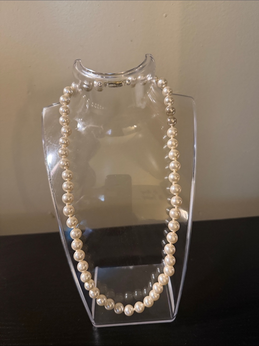 Vintage Cream Pearl Strand Necklace - Women Jewelry